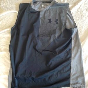 Black and grey T-shirt